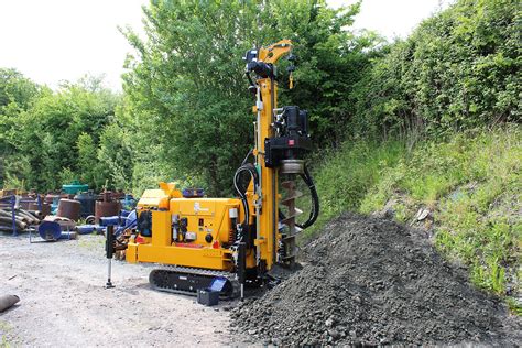 mini digger piling|cobra rotary piling machine.